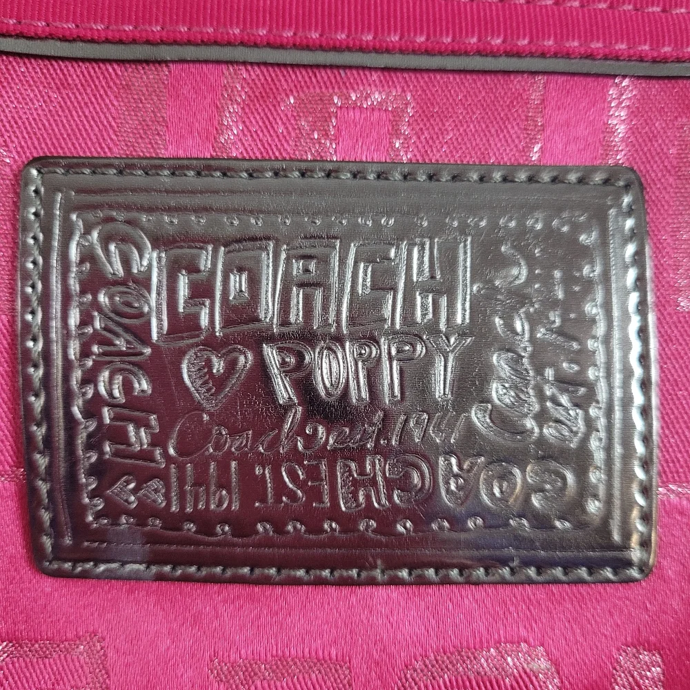 Coach Poppy Graffiti Scribble Shoulder Bag - Picture 4 of 15